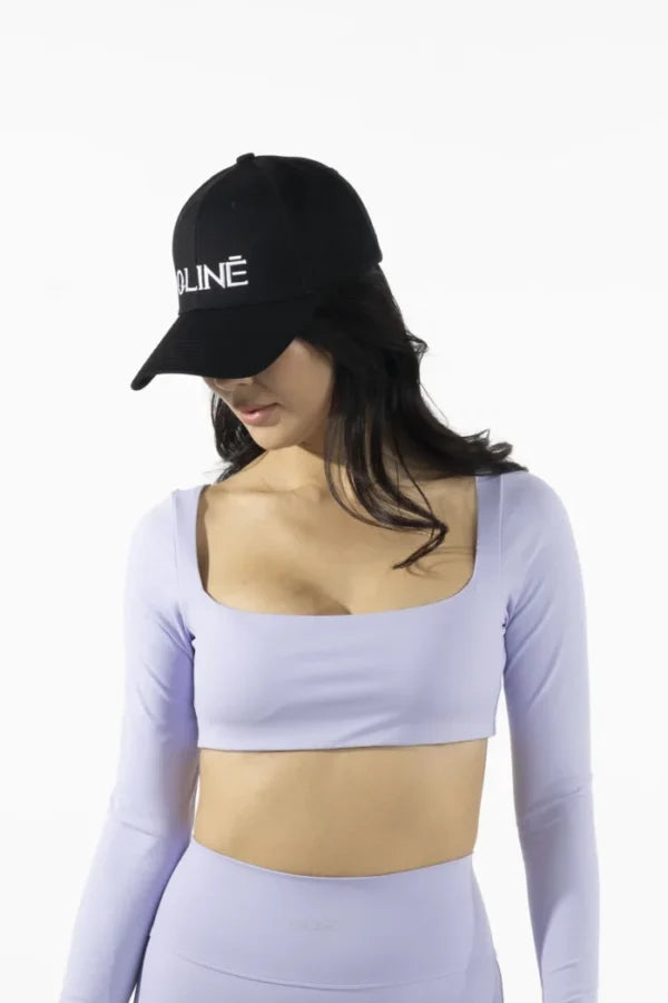 TRANQUIL SCOOP TOP WITH LONG SLEEVE – VIOLET