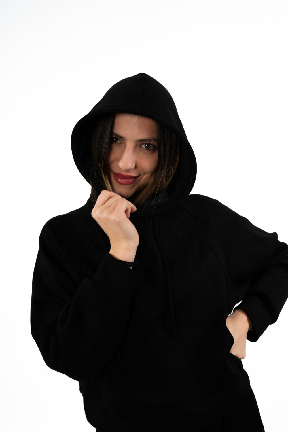 CHILL PLUSH HOODIE WITH MIDDLE POCKET