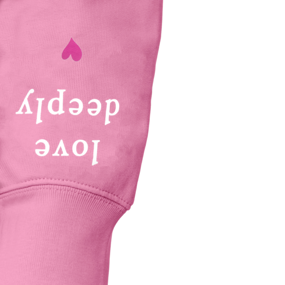 MIKINA LOVE - LIVE FULLY, LOVE DEEPLY
