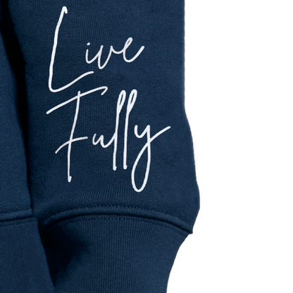 MIKINA LOVE - LIVE FULLY, LOVE DEEPLY