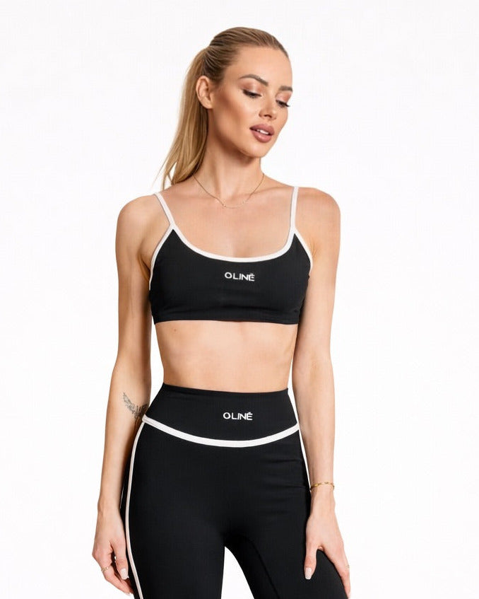 CONTOUR LEGGINGS WITH WHITE STRIPES