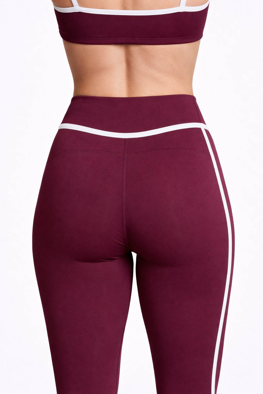 CONTOUR LEGGINGS WITH WHITE STRIPES