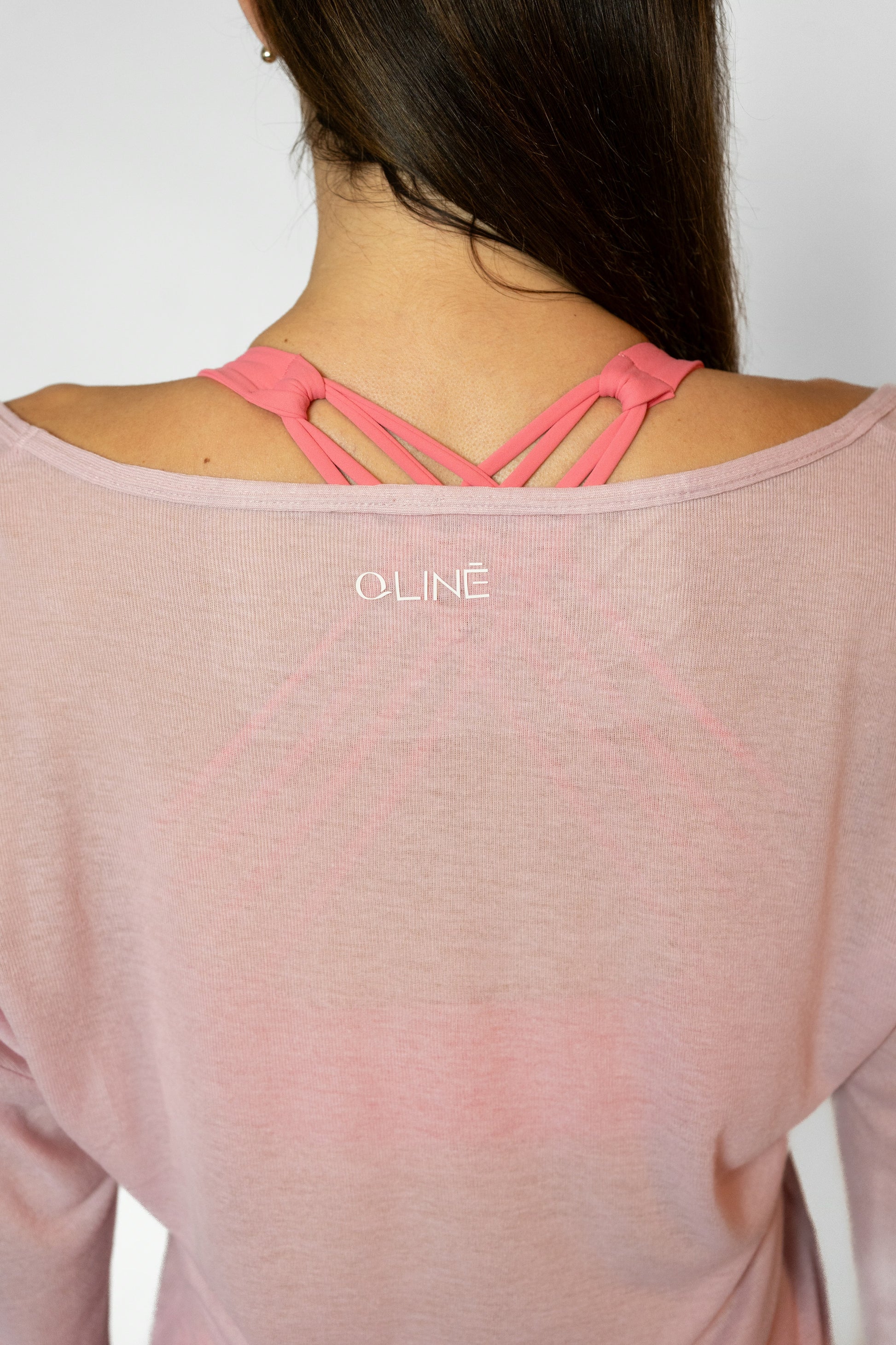 BARRE LONG SLEEVE TOP - Pink