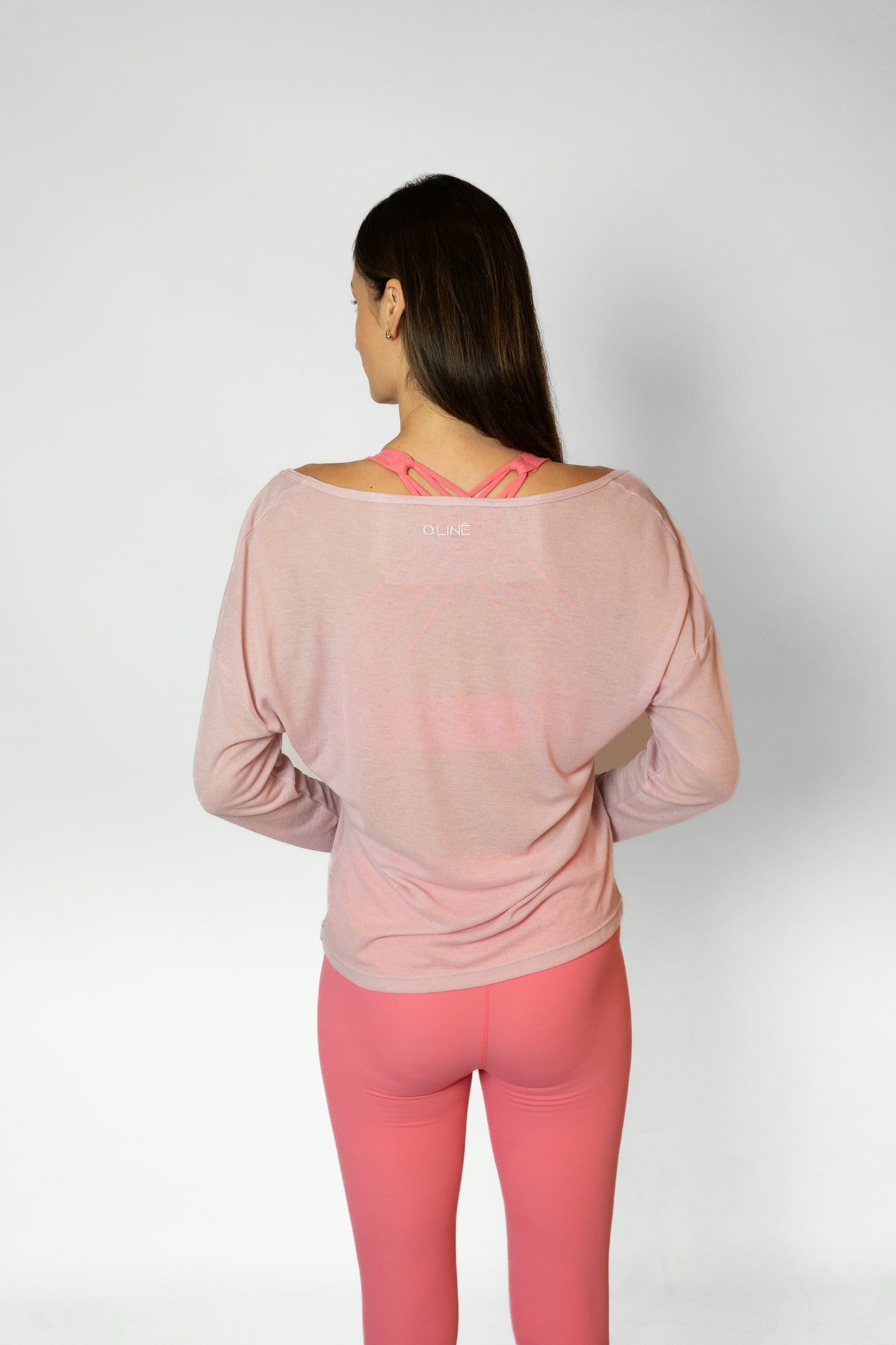 BARRE LONG SLEEVE TOP - Pink