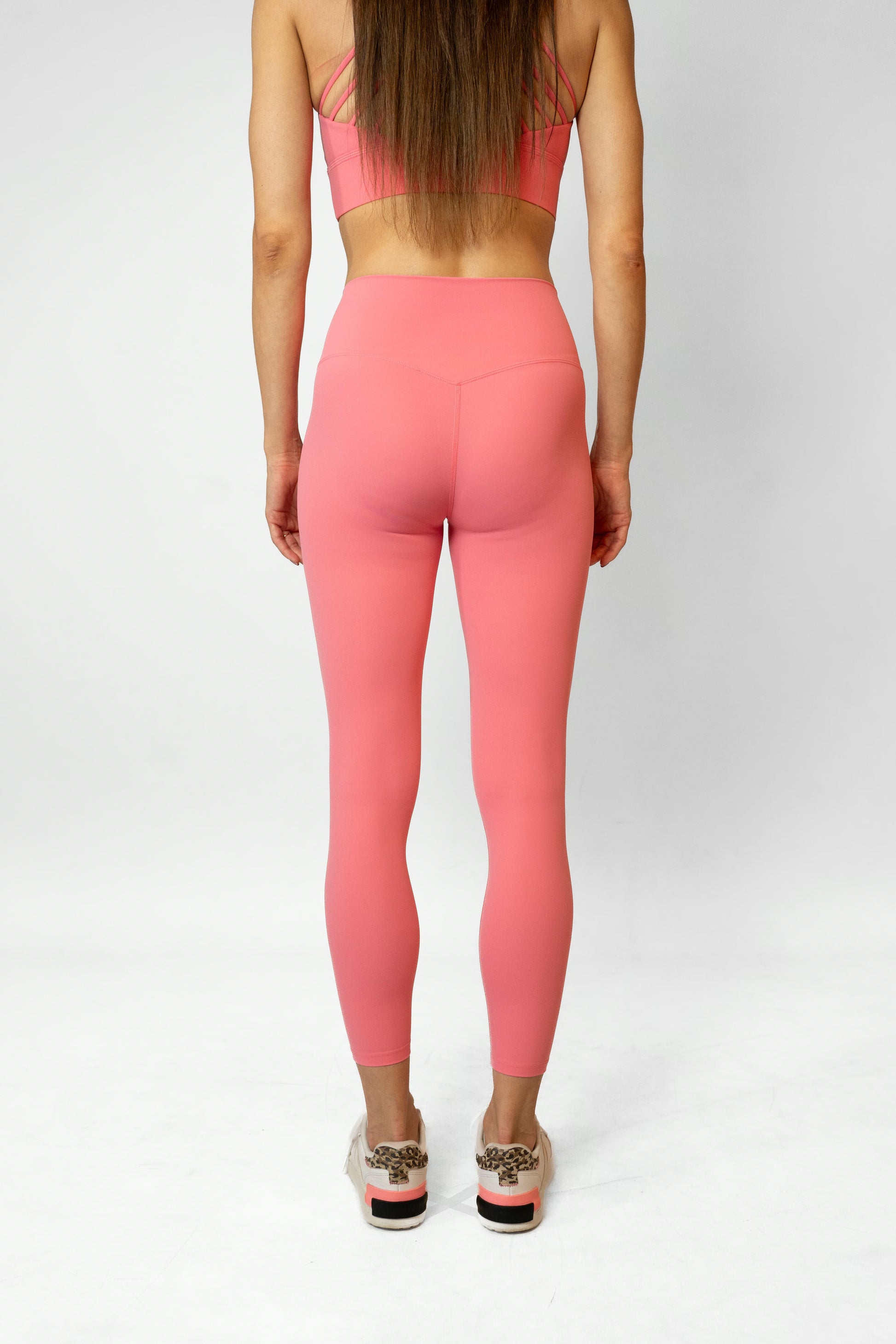 DYNAMIC HIGH WAIST LEGGINGS - Pink
