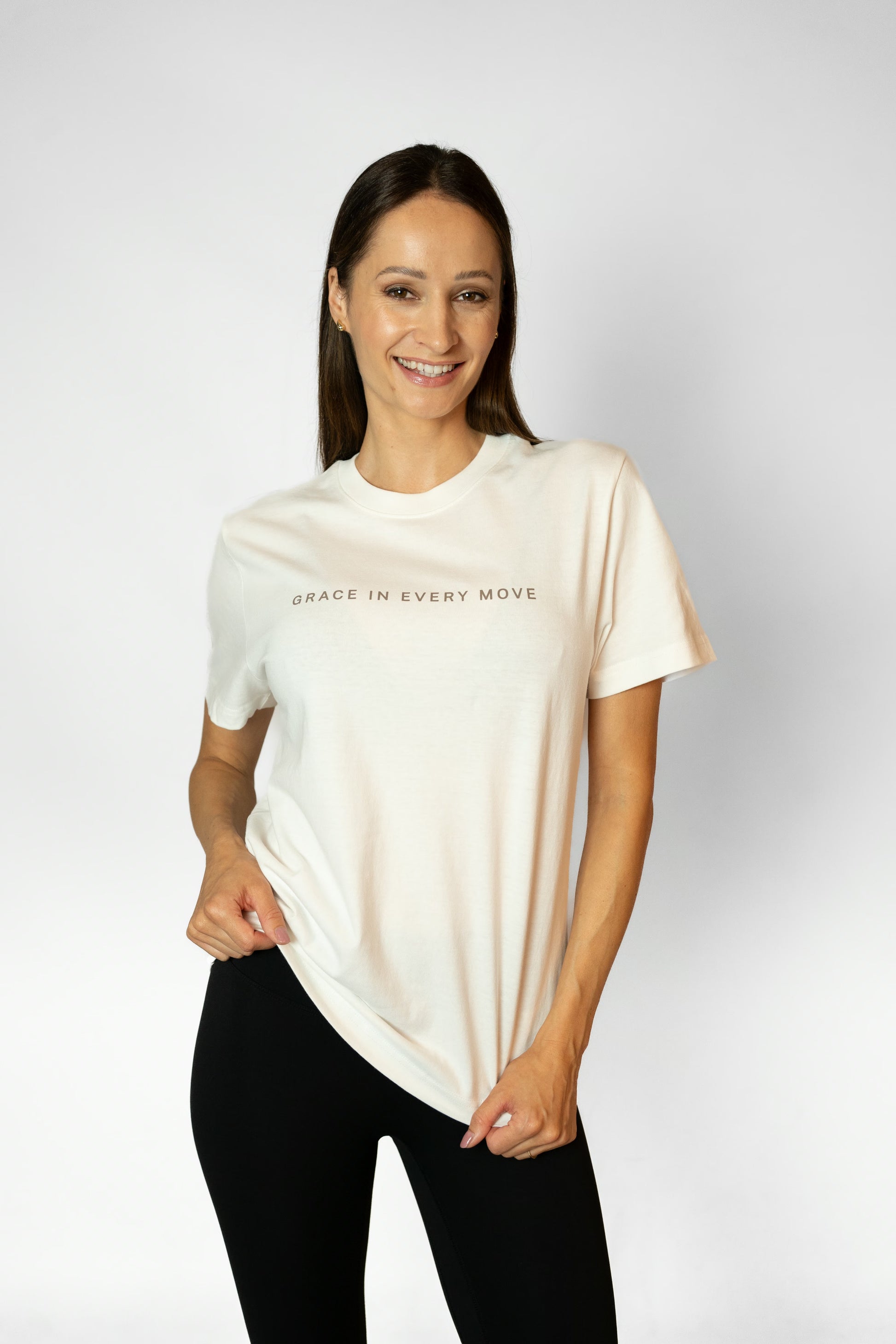 GRACE IN EVERY MOVE TSHIRT - White