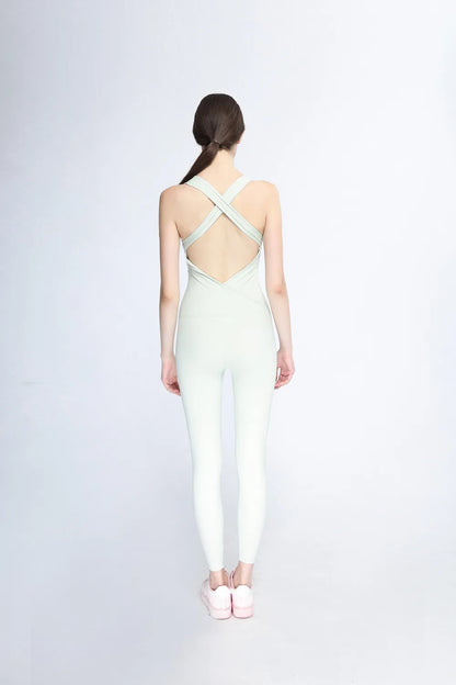 FLEX OVERALL WITH CROSS-BACK STRAPS