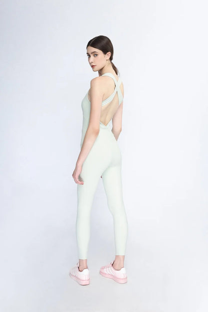 FLEX OVERALL WITH CROSS-BACK STRAPS