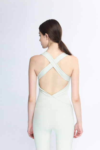 FLEX OVERALL WITH CROSS-BACK STRAPS