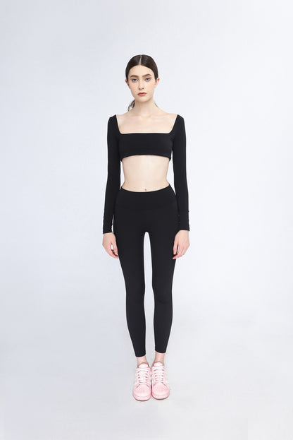TRANQUIL SCOOP TOP WITH LONG SLEEVE