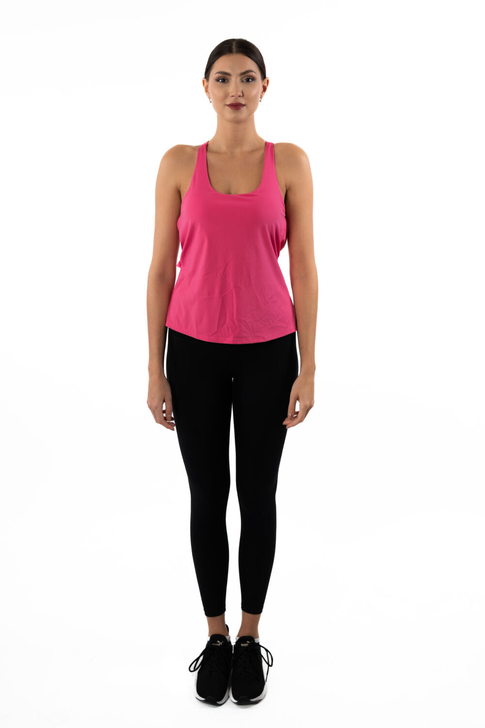 TANK TOP WITH BUILT - IN BRA AND CROSS -BACK