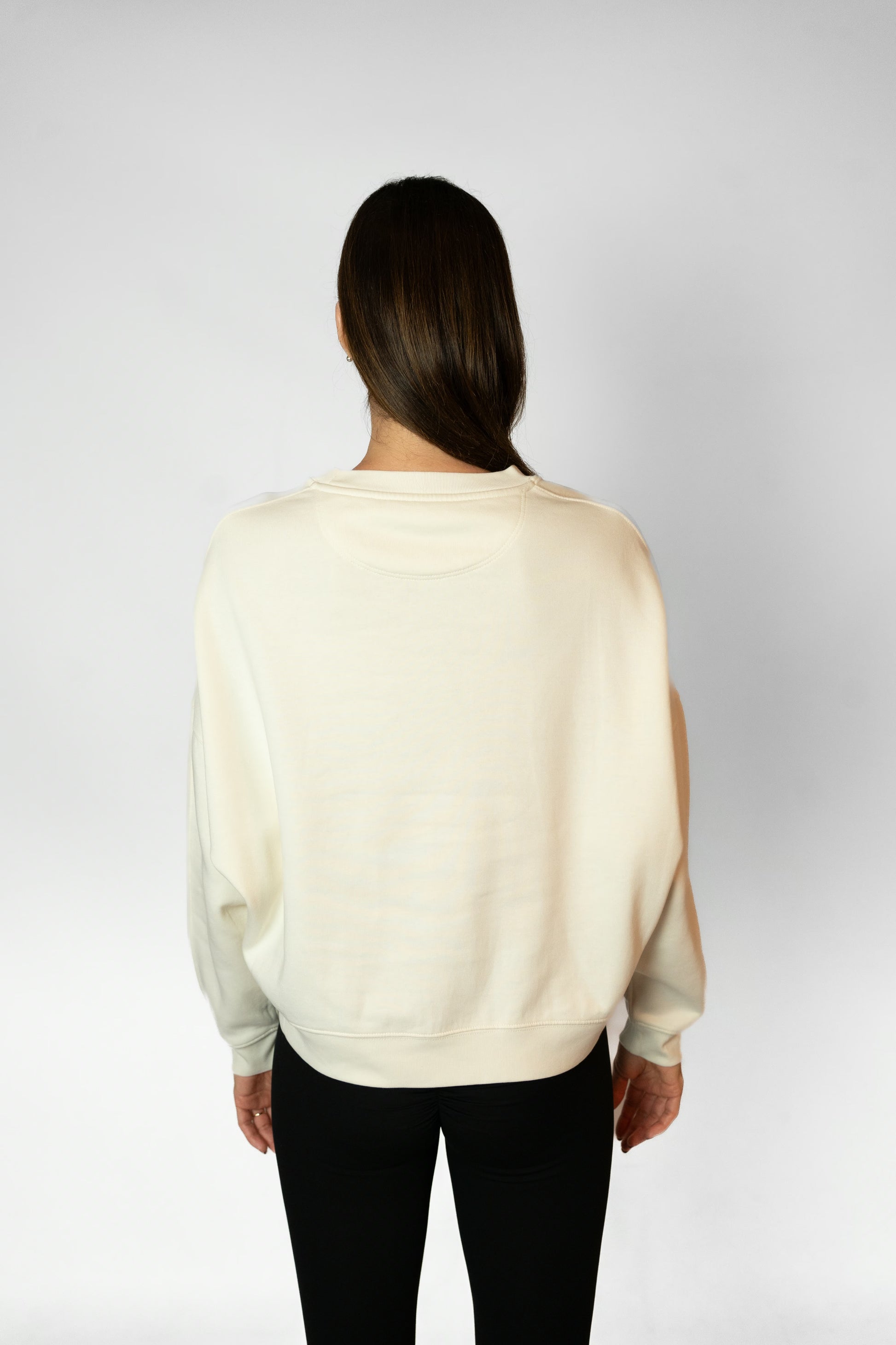SELF-CARE CLUB SWEATSHIRT - Cream