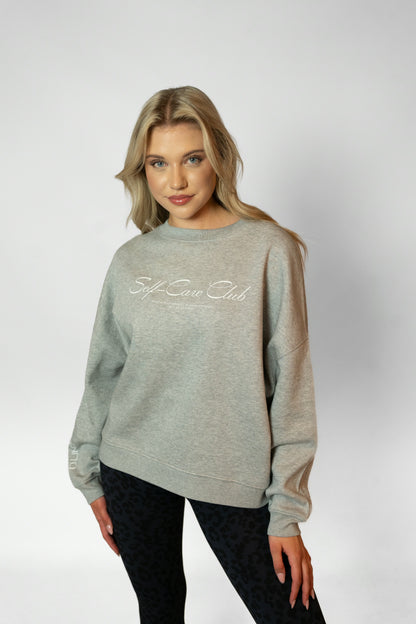 SELF-CARE CLUB SWEATSHIRT - Grey