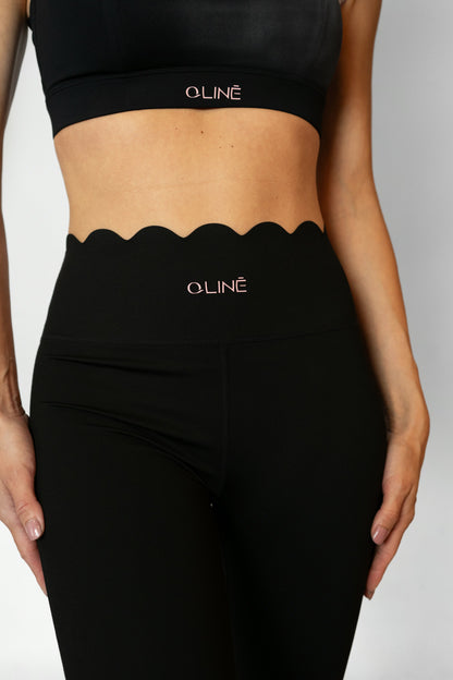WAVE HIGH WAIST LEGGING - Black