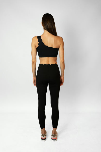 WAVE HIGH WAIST LEGGING - Black