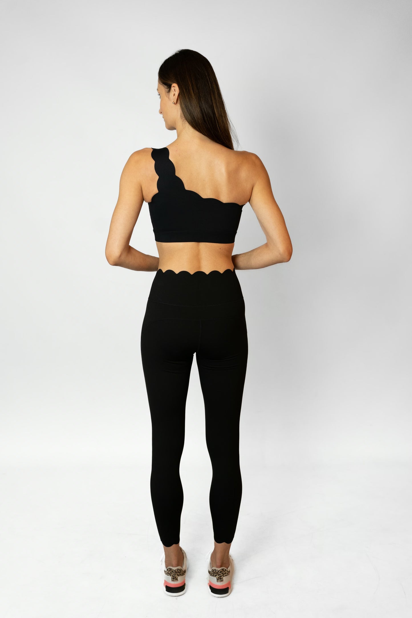 WAVE HIGH WAIST LEGGING - Black