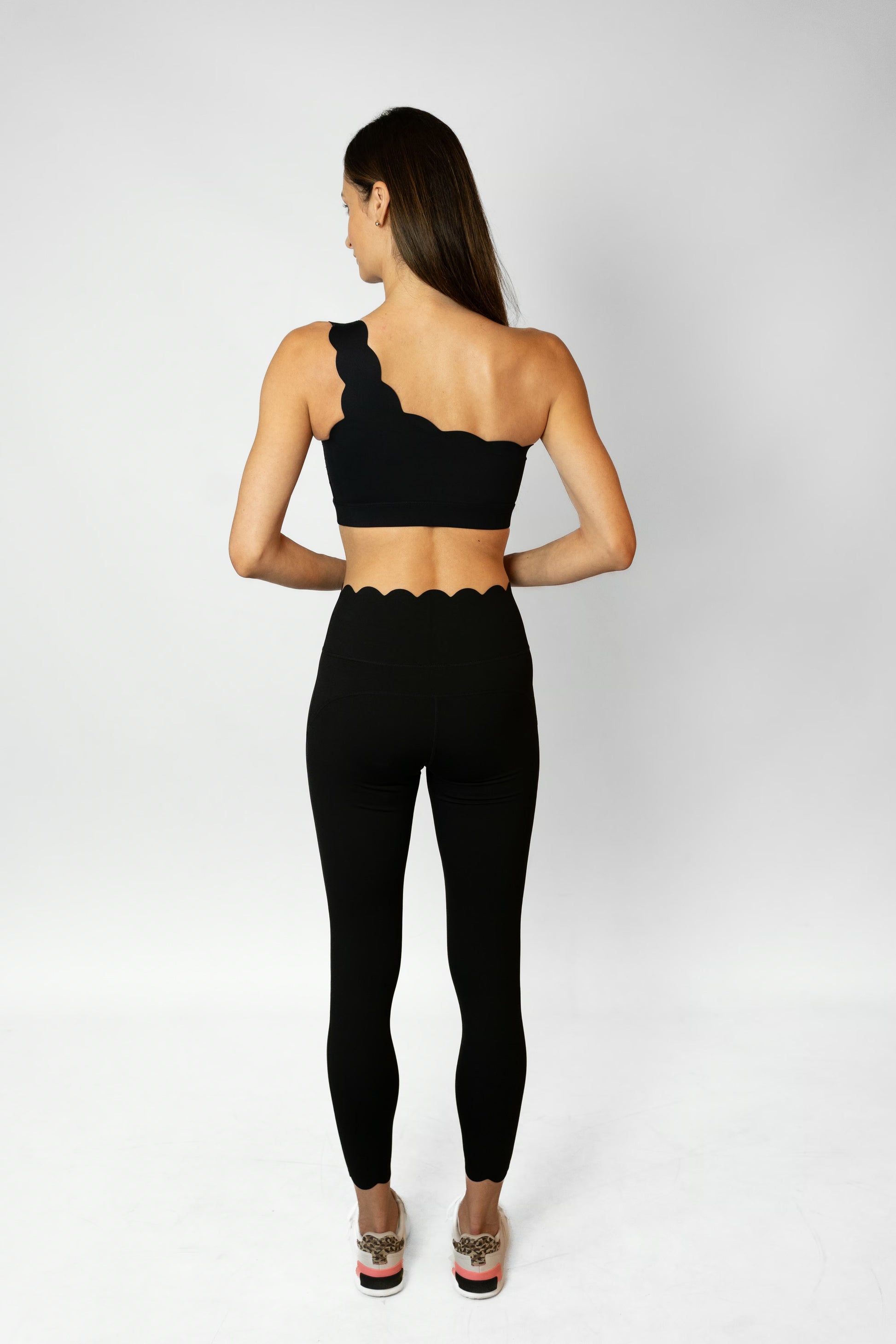 WAVE HIGH WAIST LEGGING - Black