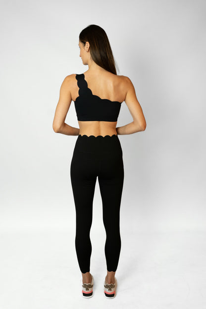 WAVE HIGH WAIST LEGGING - Black