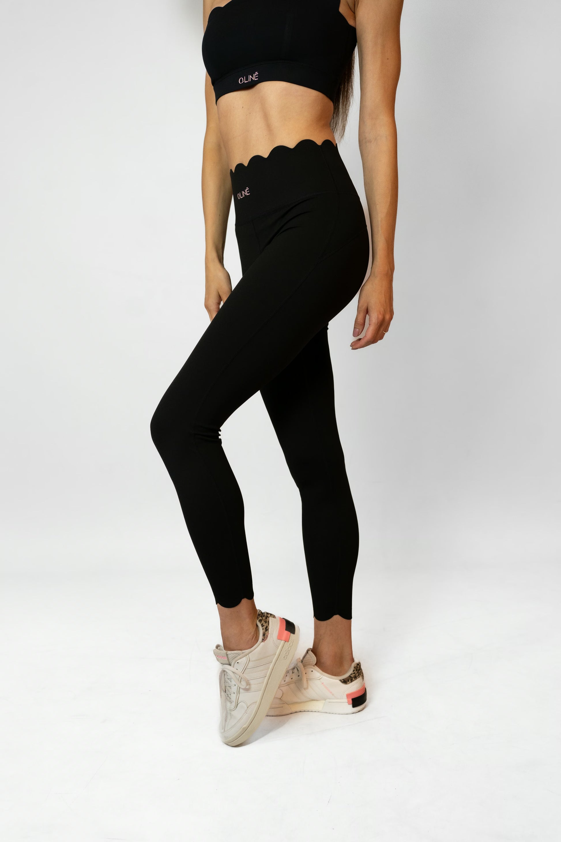 WAVE HIGH WAIST LEGGING - Black